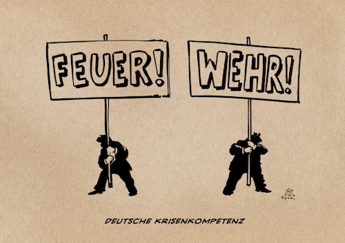 Cartoon: Krisenkompetenz (medium) by Guido Kuehn tagged krieg,klima,corona,krise,katastrophe,umwelt,zukunft,politik,ampel,union,krieg,klima,corona,krise,katastrophe,umwelt,zukunft,politik,ampel,union