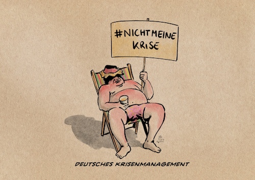 Cartoon: Krisenmanagement (medium) by Guido Kuehn tagged krieg,umwelt,klima,zukunft,krise,krieg,umwelt,klima,zukunft,krise