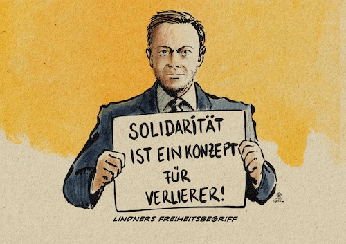 Cartoon: Lindners Freiheit (medium) by Guido Kuehn tagged fdp,lindner,dreikönigstreffen,liberalismus,neoliberal,fdp,lindner,dreikönigstreffen,liberalismus,neoliberal