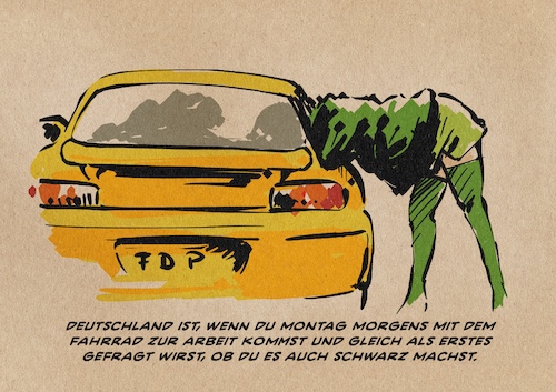 Cartoon: Ob sie es auch schwarz machen? (medium) by Guido Kuehn tagged grüne,wahl,btw2021,union,fdp,jamaika,grüne,wahl,btw2021,union,fdp,jamaika