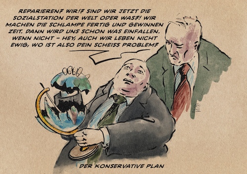 Cartoon: Welches Problem? (medium) by Guido Kuehn tagged baerbock,btw2021,union,baerbock,btw2021,union