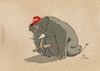Cartoon: Republikaner (small) by Guido Kuehn tagged trump,usa,wahlen