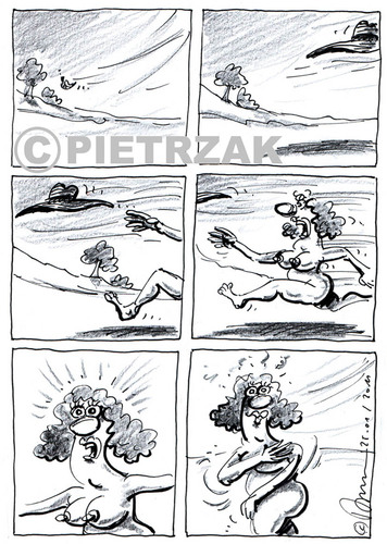 Cartoon: Hat (medium) by Darek Pietrzak tagged hat,comics