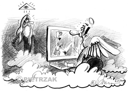 Cartoon: Internet (medium) by Darek Pietrzak tagged internet