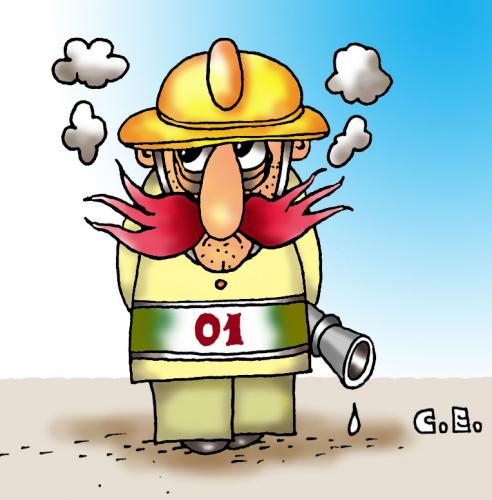 Cartoon: Fireman (medium) by Sergey Ermilov tagged fire,fireman,firebrigade