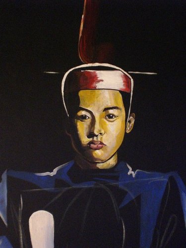 Cartoon: Kid Emperor (medium) by joellestoret tagged emperor,painting