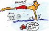 Cartoon: Belly Flop (small) by dogbreath tagged economics