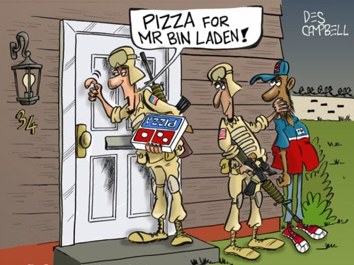Cartoon: Good riddance!! (medium) by campbell tagged osama,bin,laden,terrorist