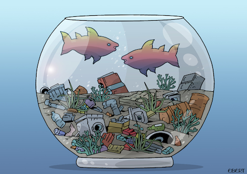 Cartoon: Habitat (medium) by Enrico Bertuccioli tagged seas,water,pollution,global,world,planet,political,life,safety,environment,crisis,plastic,exploitation,disaster,trash,ocean,fossilfuels,waste,seas,water,pollution,global,world,planet,political,life,safety,environment,crisis,plastic,exploitation,disaster,trash,ocean,fossilfuels,waste