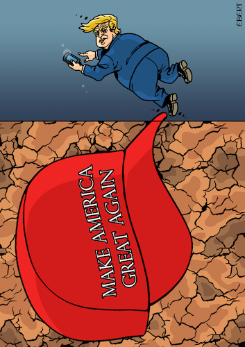 Cartoon: Mind your step Don! (medium) by Enrico Bertuccioli tagged trump,donaldtrump,unitedstates,politics,trumpspolicy,economy,money,business,tariffs,tariffswar,trade,worldtrade,tradewar,maga,conflictofinterest,authoritarianism,autarchy,freedom,freedomofspeech,political,politicalcartoons,editorialcartoon,trump,donaldtrump,unitedstates,politics,trumpspolicy,economy,money,business,tariffs,tariffswar,trade,worldtrade,tradewar,maga,conflictofinterest,authoritarianism,autarchy,freedom,freedomofspeech,political,politicalcartoons,editorialcartoon