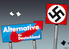Cartoon: AFD party (small) by Enrico Bertuccioli tagged germany,deutschland,afd,farright,nazism,neonazi,foreignpolicy,germanforeignpolicy,europe,immigration,economy,finance,business,money,elections,politicalextremism,extremism,politicalcartoon,editorialcartoon