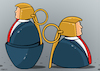Cartoon: American matrioska (small) by Enrico Bertuccioli tagged trump,donaldtrump,usa,unitedstates,trumpspoliticalplan,trumpspolicy,trumpsspeech,truth,socialmedia,internet,war,warplan,exitstrategy,politicalspeech,matrioska,bomb,politicalthreat,political,politicalcartoon,politicalcartoons,editorialcartoon,editorialcartoons