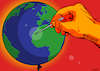 Cartoon: Heatwave threat (small) by Enrico Bertuccioli tagged heatwave,globalwarming,climatechange,drought,pollution,co2,environment,planetearth,earth,fossilfuels,greenenergy,economy,money,business,greed,environmentexploitation,environmentalexploitation,political,politicalcartoons,politicalcartoon,editorialcartoons,editorialcartoon