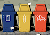 Cartoon: Trash bins (small) by Enrico Bertuccioli tagged politicalcartoon,editorialcartoon,immigration,refugees,discrimination,migrants,europe,global,intolerance,racism,money,business,trash,worldrefugeeday,migrantspolicy,refugeepolicy,finance,europeanunion