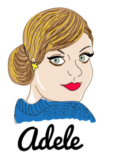 Cartoon: Adele (medium) by caminante tagged adele