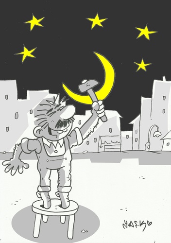 Cartoon: 1 May (medium) by yasar kemal turan tagged may