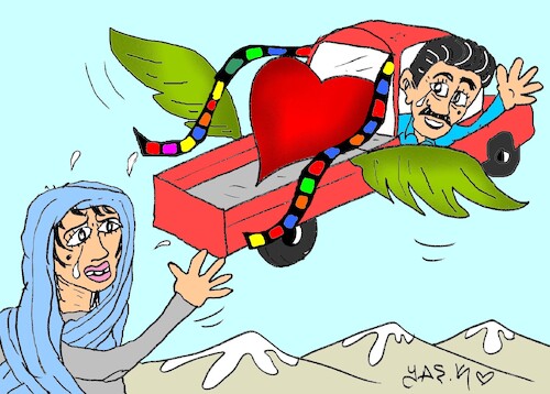 Cartoon: ask (medium) by yasar kemal turan tagged ask