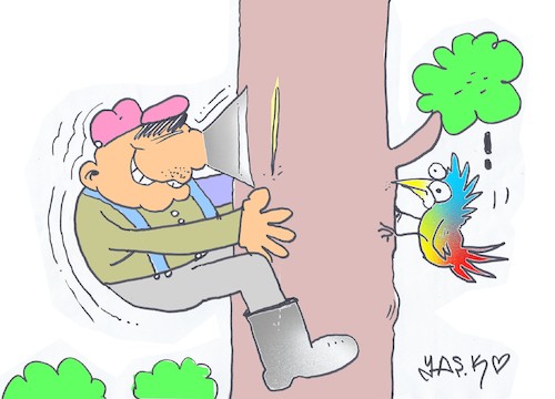 Cartoon: bad imitation (medium) by yasar kemal turan tagged bad,imitation