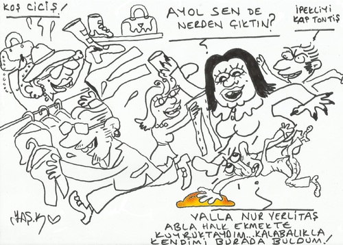Cartoon: Balmain (medium) by yasar kemal turan tagged balmain