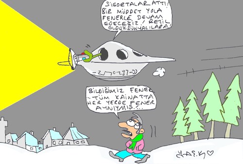 Cartoon: blown fuse (medium) by yasar kemal turan tagged blown,fuse