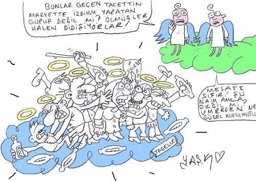Cartoon: confluence (medium) by yasar kemal turan tagged confluence