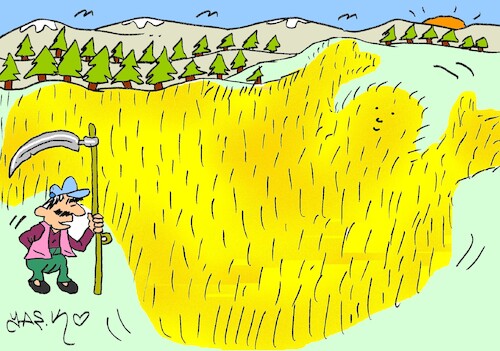 Cartoon: copper (medium) by yasar kemal turan tagged copper