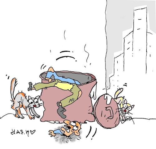 Cartoon: hollow (medium) by yasar kemal turan tagged empty