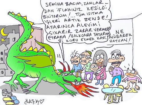 Cartoon: expensive natural gas (medium) by yasar kemal turan tagged expensive,natural,gas