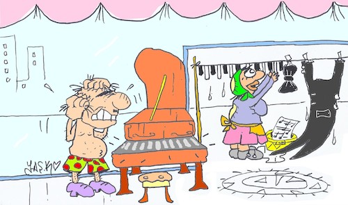Cartoon: general cleaning (medium) by yasar kemal turan tagged general,cleaning