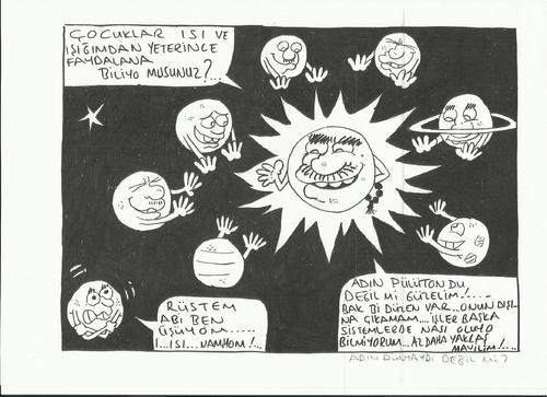 Cartoon: GEZEGENLER (medium) by yasar kemal turan tagged gezegenler
