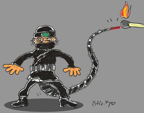 Cartoon: handy (medium) by yasar kemal turan tagged handy