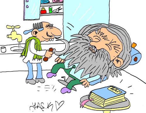 Cartoon: Karl Marx (medium) by yasar kemal turan tagged karl,marx