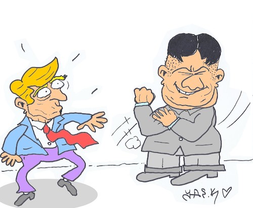 Cartoon: Kim Jong-Un is not dead (medium) by yasar kemal turan tagged kim,jong,un,is,not,dead