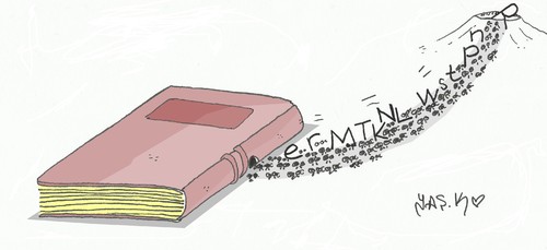 Cartoon: letter (medium) by yasar kemal turan tagged letter