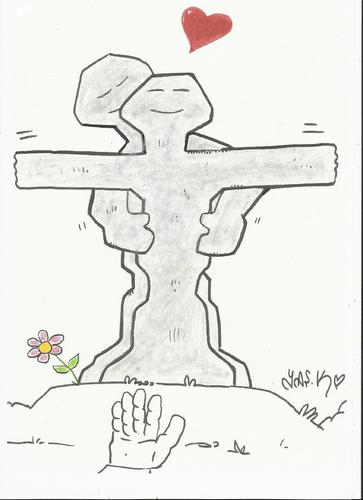 Cartoon: love of humanity (medium) by yasar kemal turan tagged humanity,of,love