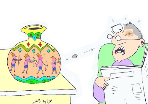 Cartoon: mishap (medium) by yasar kemal turan tagged mishap
