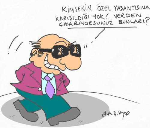 Cartoon: new glasses (medium) by yasar kemal turan tagged new,glasses