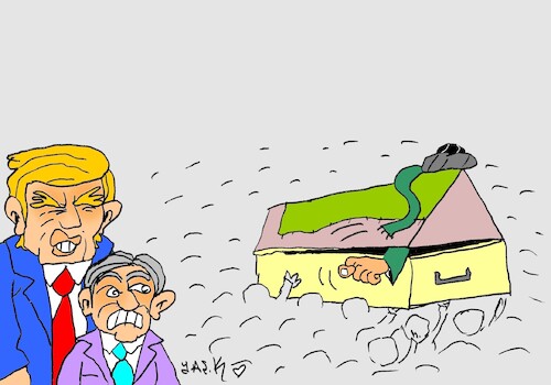 Cartoon: no comment (medium) by yasar kemal turan tagged no,comment