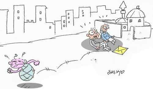 Cartoon: poverty (medium) by yasar kemal turan tagged poverty