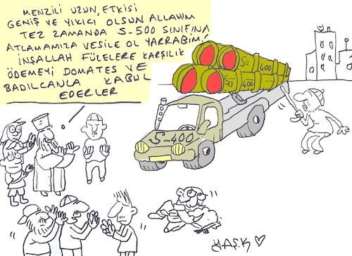 Cartoon: S-400 (medium) by yasar kemal turan tagged 400