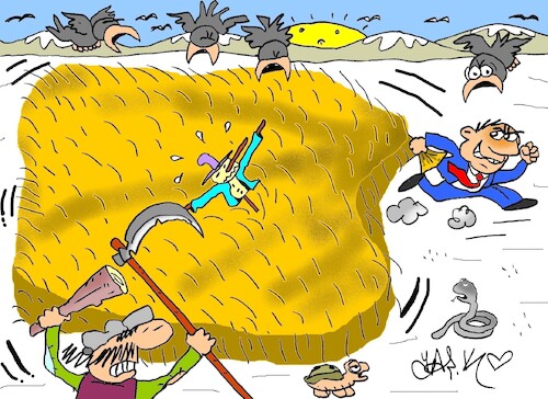 Cartoon: shameless (medium) by yasar kemal turan tagged shameless