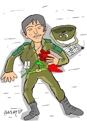 Cartoon: son (medium) by yasar kemal turan tagged son