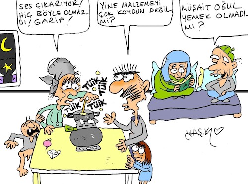Cartoon: statistical agency (medium) by yasar kemal turan tagged statistical,agency