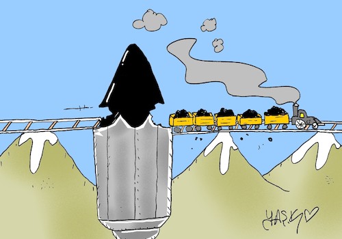 Cartoon: summits (medium) by yasar kemal turan tagged summits