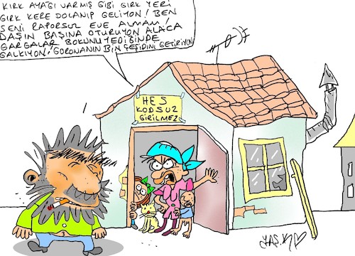 Cartoon: test report (medium) by yasar kemal turan tagged test,report
