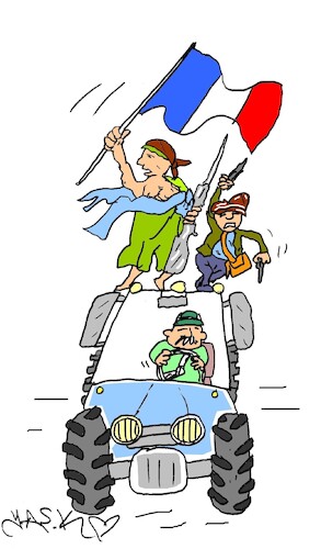 Cartoon: the era of tractors (medium) by yasar kemal turan tagged the,era,of,tractors