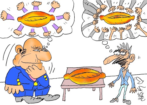 Cartoon: hands (medium) by yasar kemal turan tagged two,views