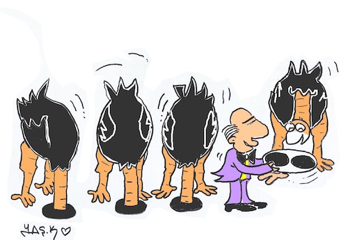 Cartoon: upper class (medium) by yasar kemal turan tagged upper,class