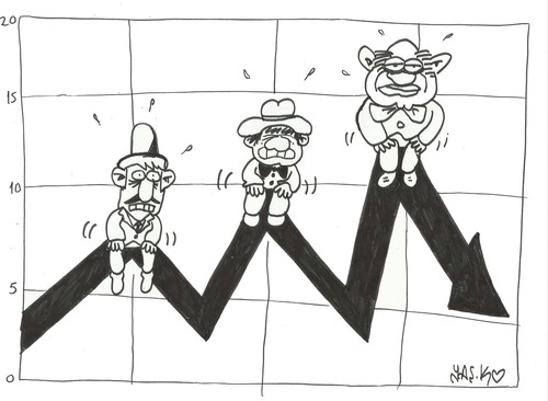 Cartoon: Wall Street rich (medium) by yasar kemal turan tagged wall,street,rich