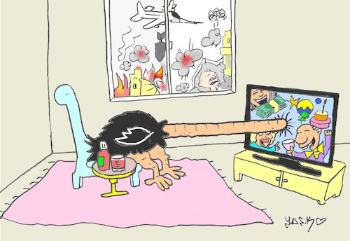 Cartoon: Yemen (medium) by yasar kemal turan tagged yemen